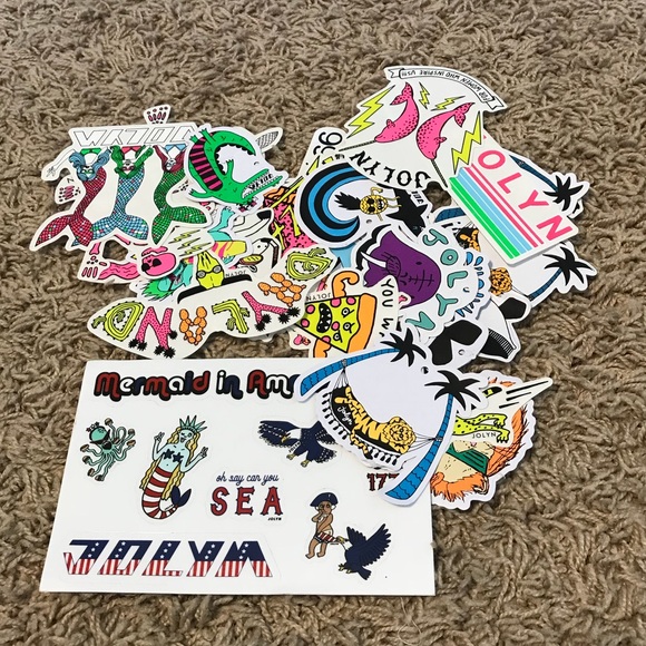 Jolyn Clothing Other Jolyn Stickers Usa Swim Team Stickers Poshmark